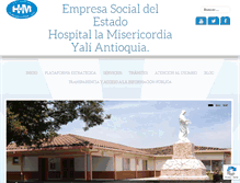 Tablet Screenshot of hospitalyali.gov.co